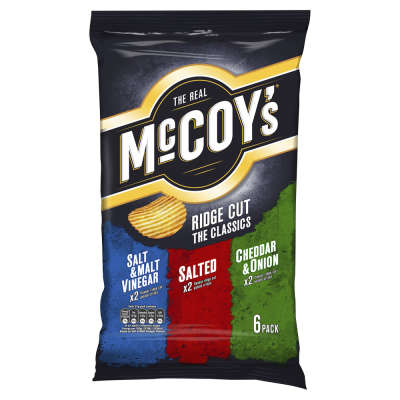 KP Real McCoy's Classic Variety Potato Chips 6 Pack