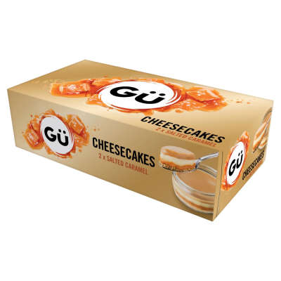 GU Salted Caramel Cheesecakes 2x92g