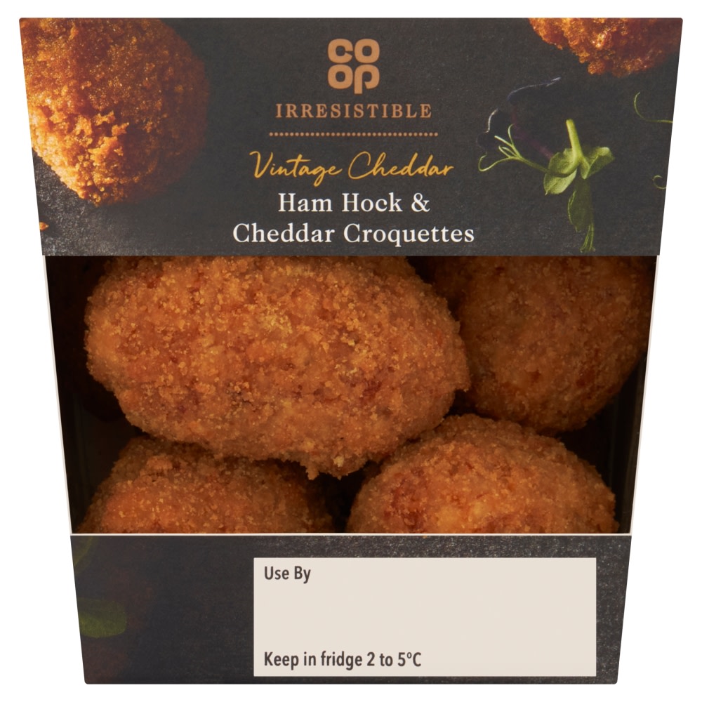 Co-op Irresistible Ham Hock & Cheddar Croquettes 192g