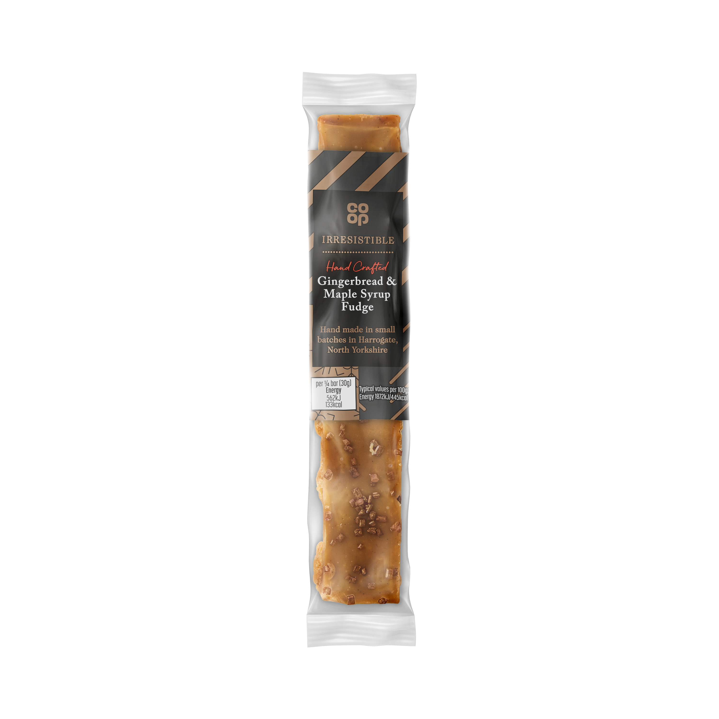 Co-op Irresistible Gingerbread & Maple Fudge Bar 120g