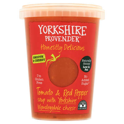 Yorkshire Provender Tomato & Red Pepper Wensleydale Cheese Soup 600g