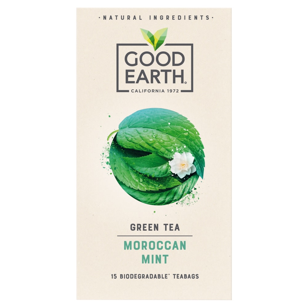 Good Earth Green Tea Moroccan Mint 15 TeaBags