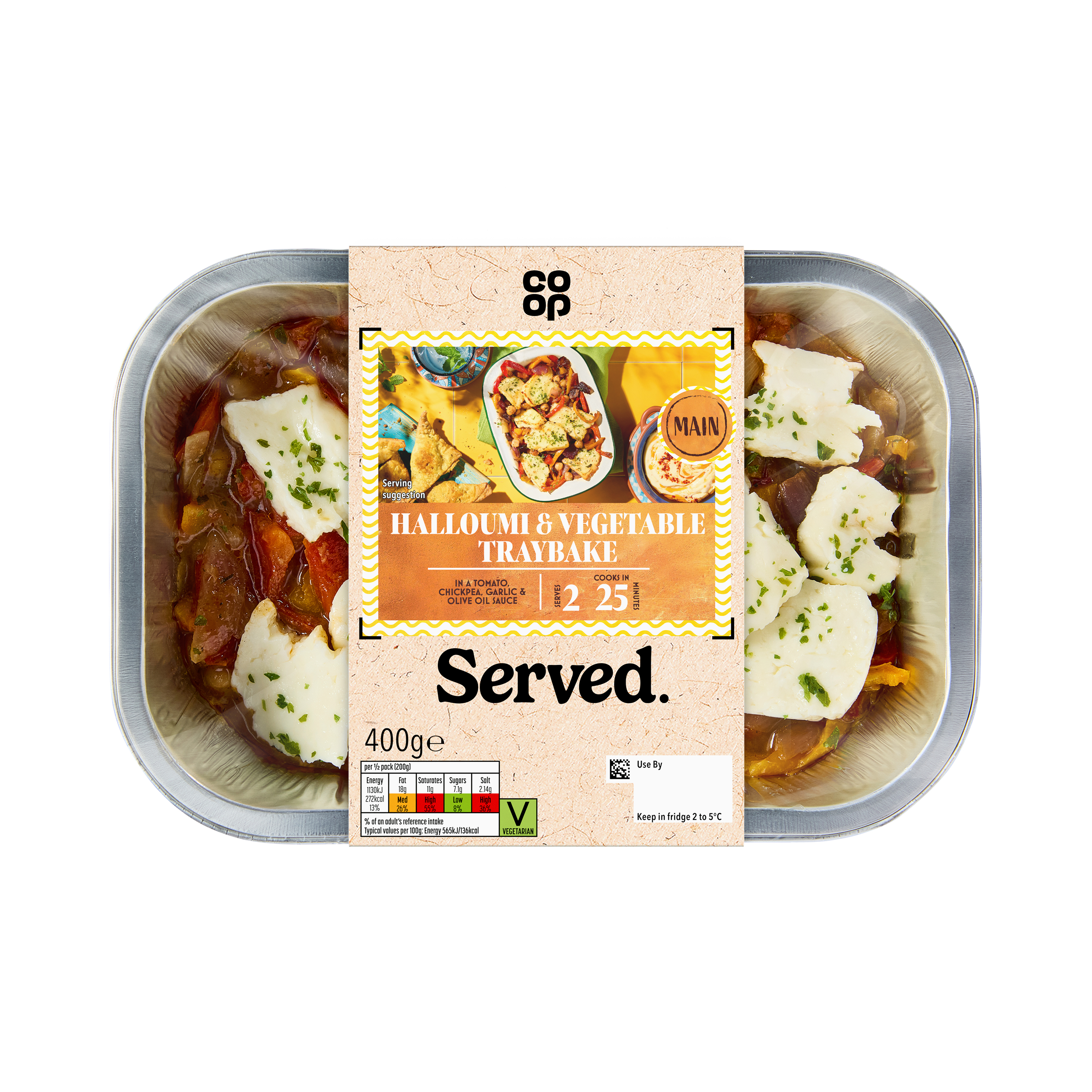 Co-op Halloumi & Vegetable Traybake 400g