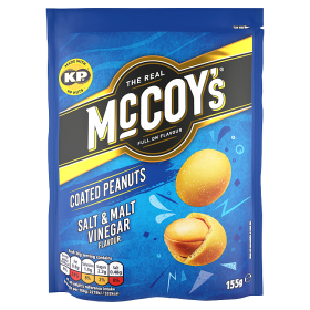McCoy’s Coated Peanuts Salt & Malt Vinegar 155g