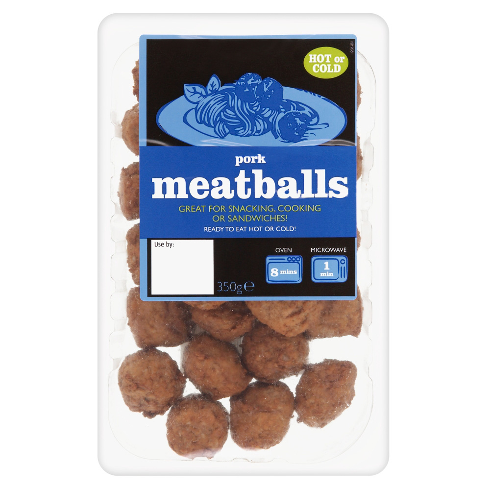 Continental Cooked Pork Meatballs 250g Co Op