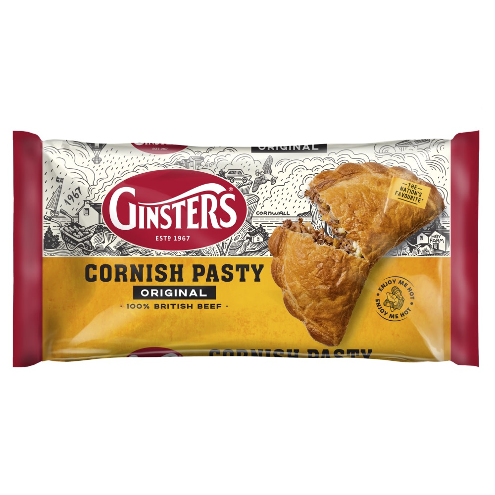 Ginsters Original Cornish Pasty 227G