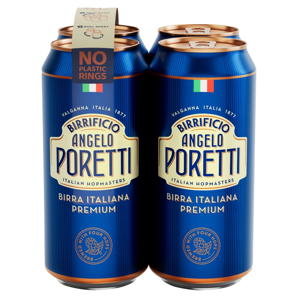 Birrificio Angelo Poretti Premium Italian Lager Beer Cans