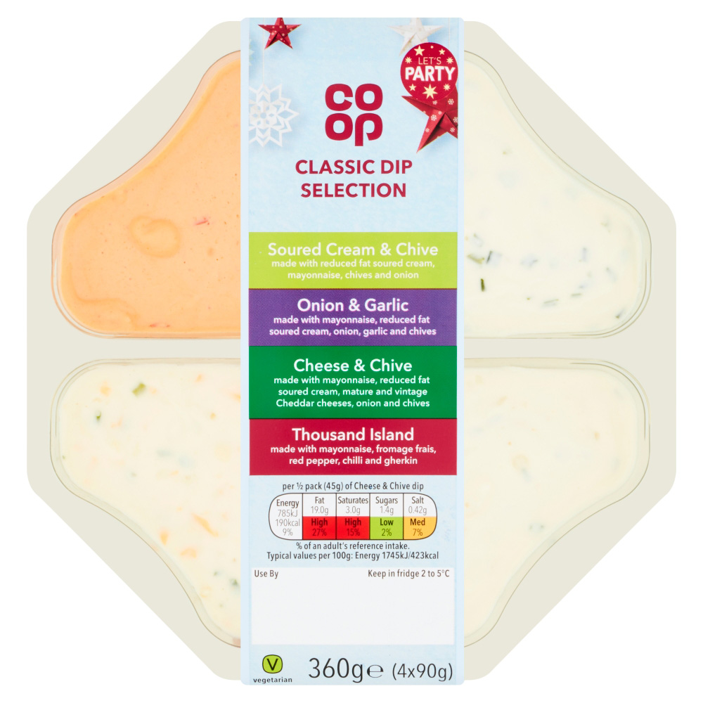 Coop Dips Selection 360g Coop