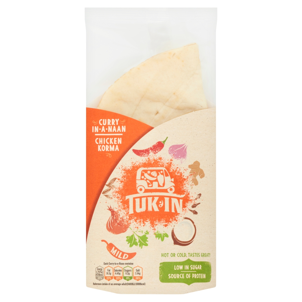 Tuk In Foods Curry in a Naan Chicken Korma