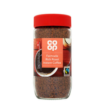 Co-op Fairtrade Rich Roast Instant Coffee 100g