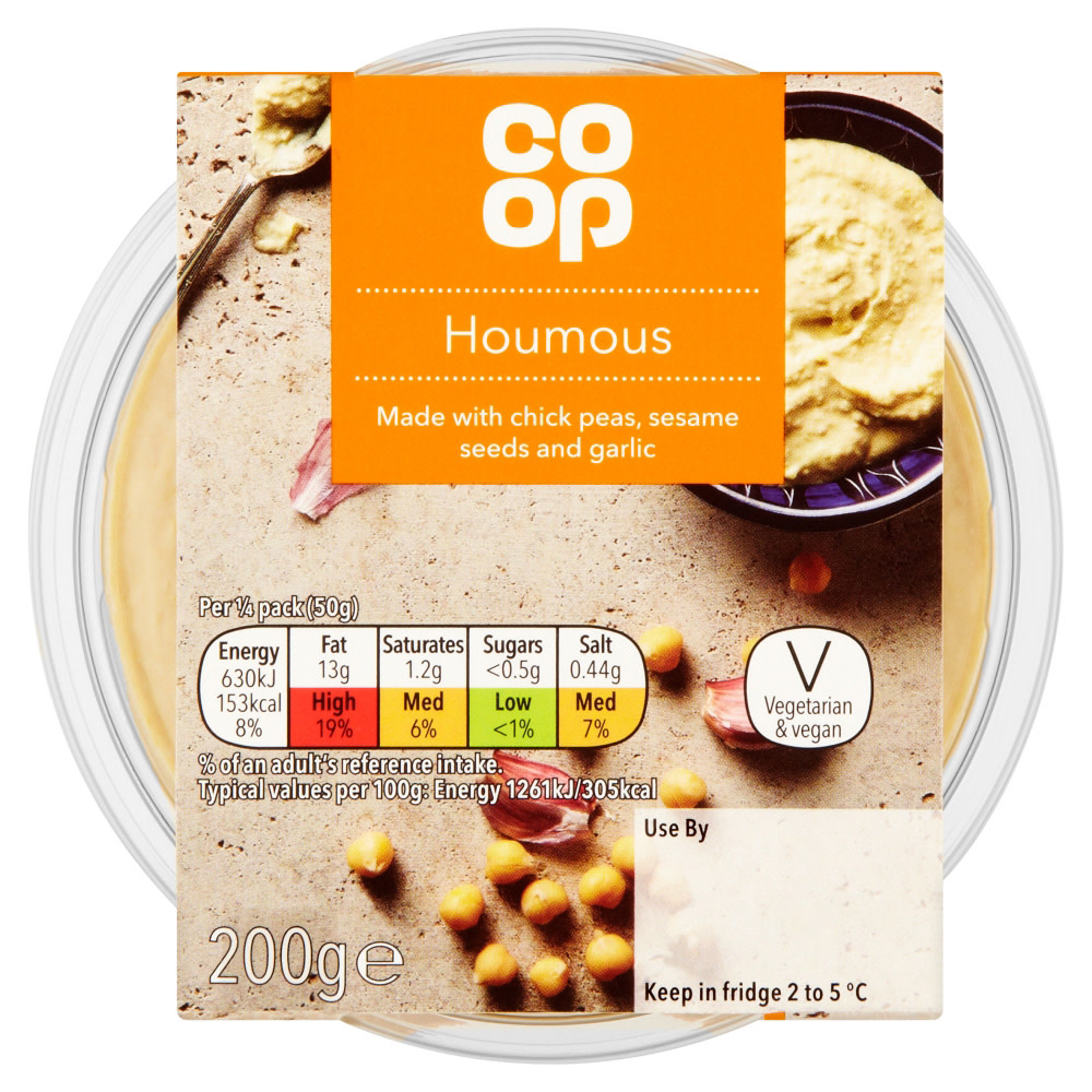 Coop Houmous Dip 200g Coop