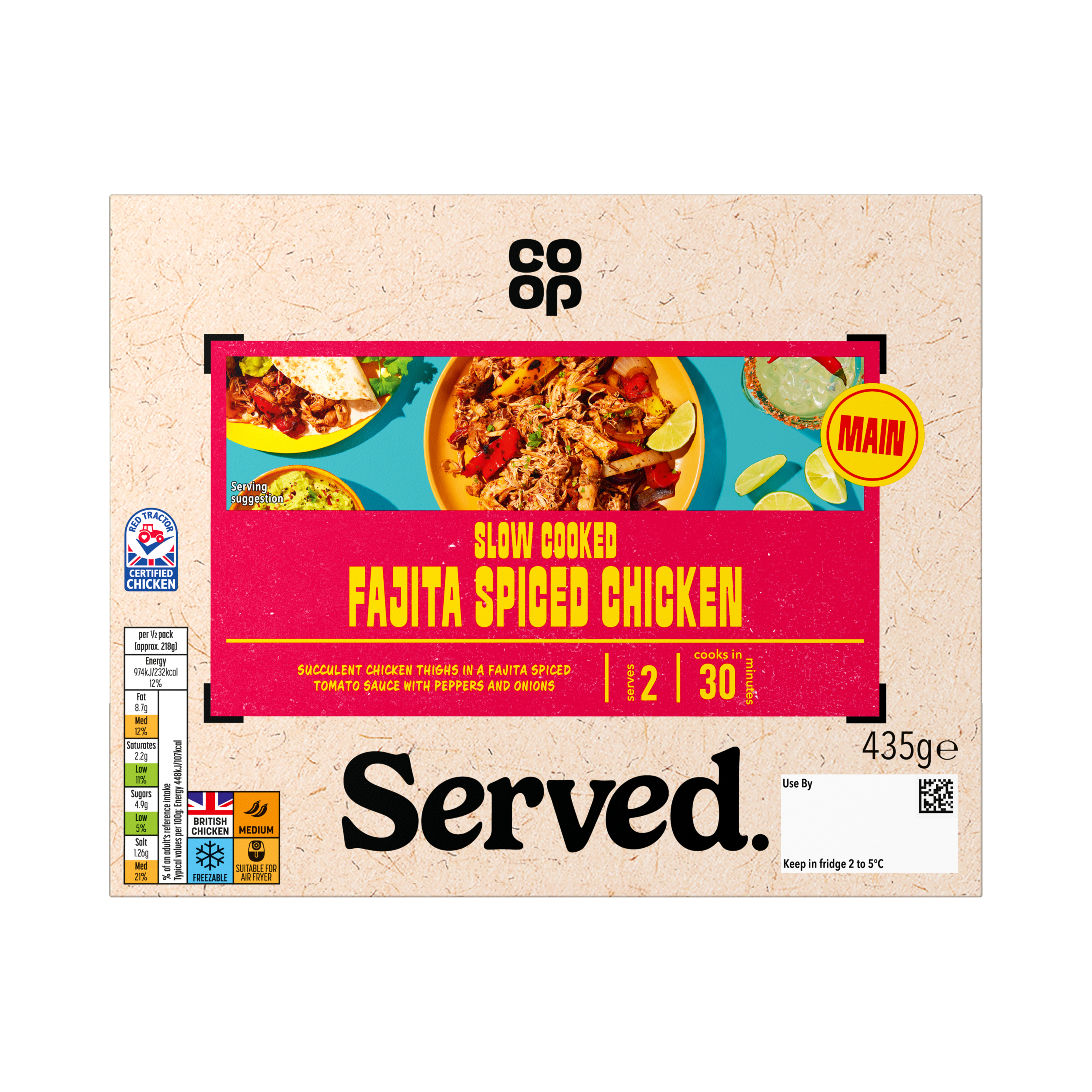 Co-op Slow Cook Mexican Style Chicken 435g