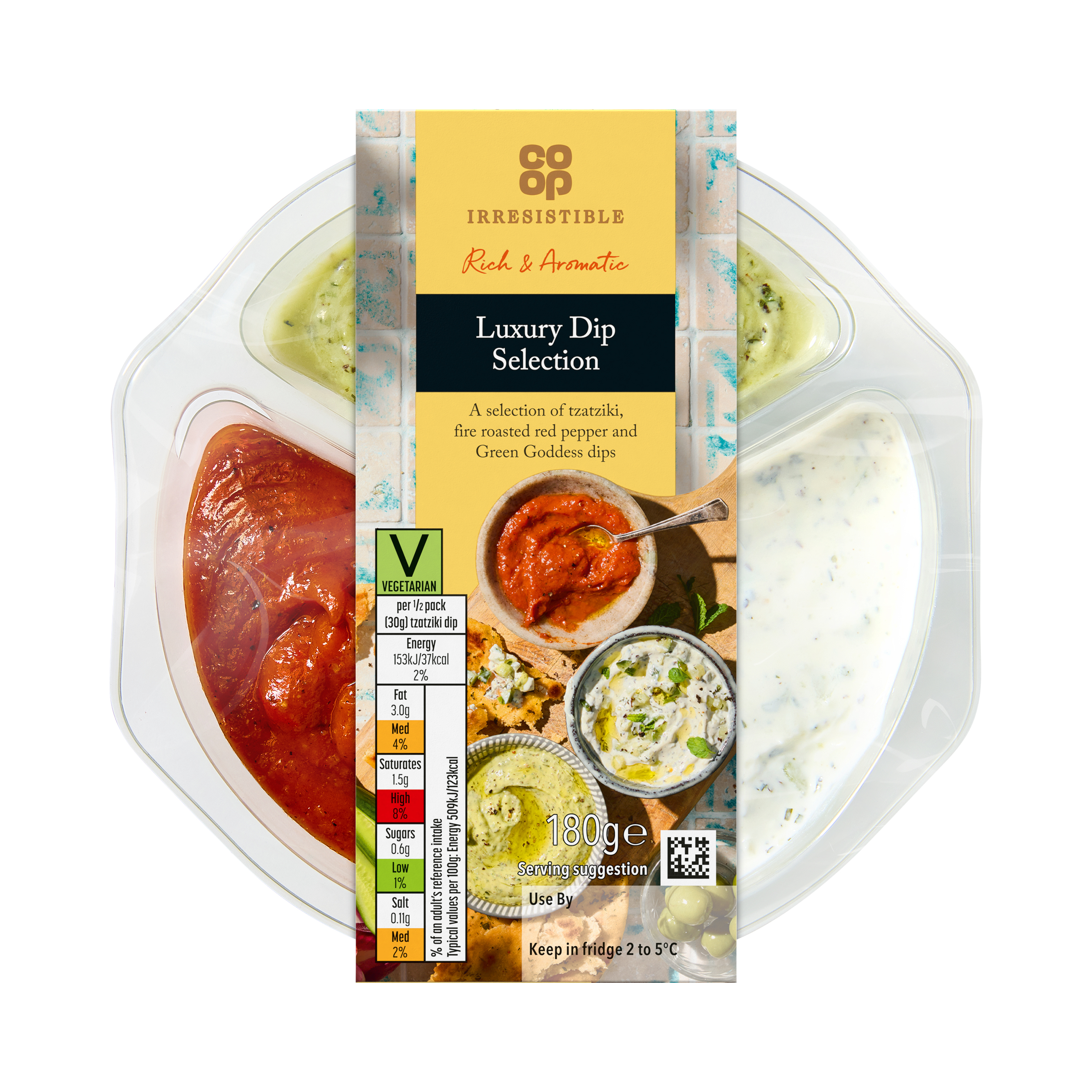 Co-op Irresistible Trio Dips 180g