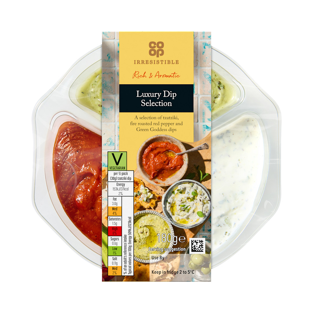 Co-op Irresistible Trio Dips 180g