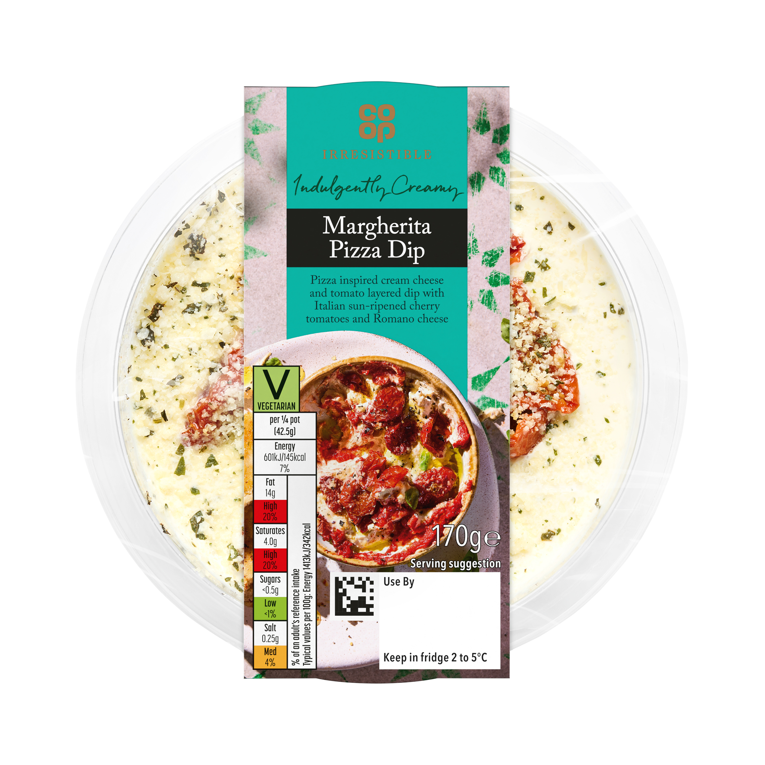 Co-op Irresistible Margherita Pizza Dip 170g