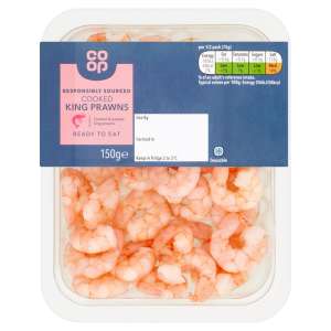 Co-op Responsibly Sourced Cooked King Prawns 150g