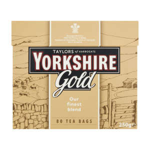 Taylors 80 Yorkshire Gold Tea Bags 250g