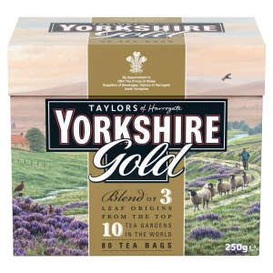 Taylors 80 Yorkshire Gold Tea Bags 250g