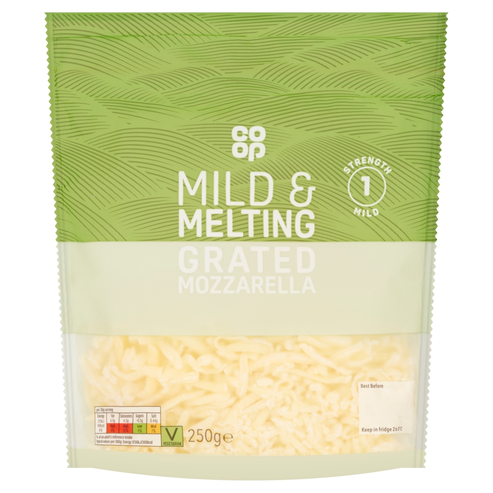 Co-op Grated Mozzarella 250g