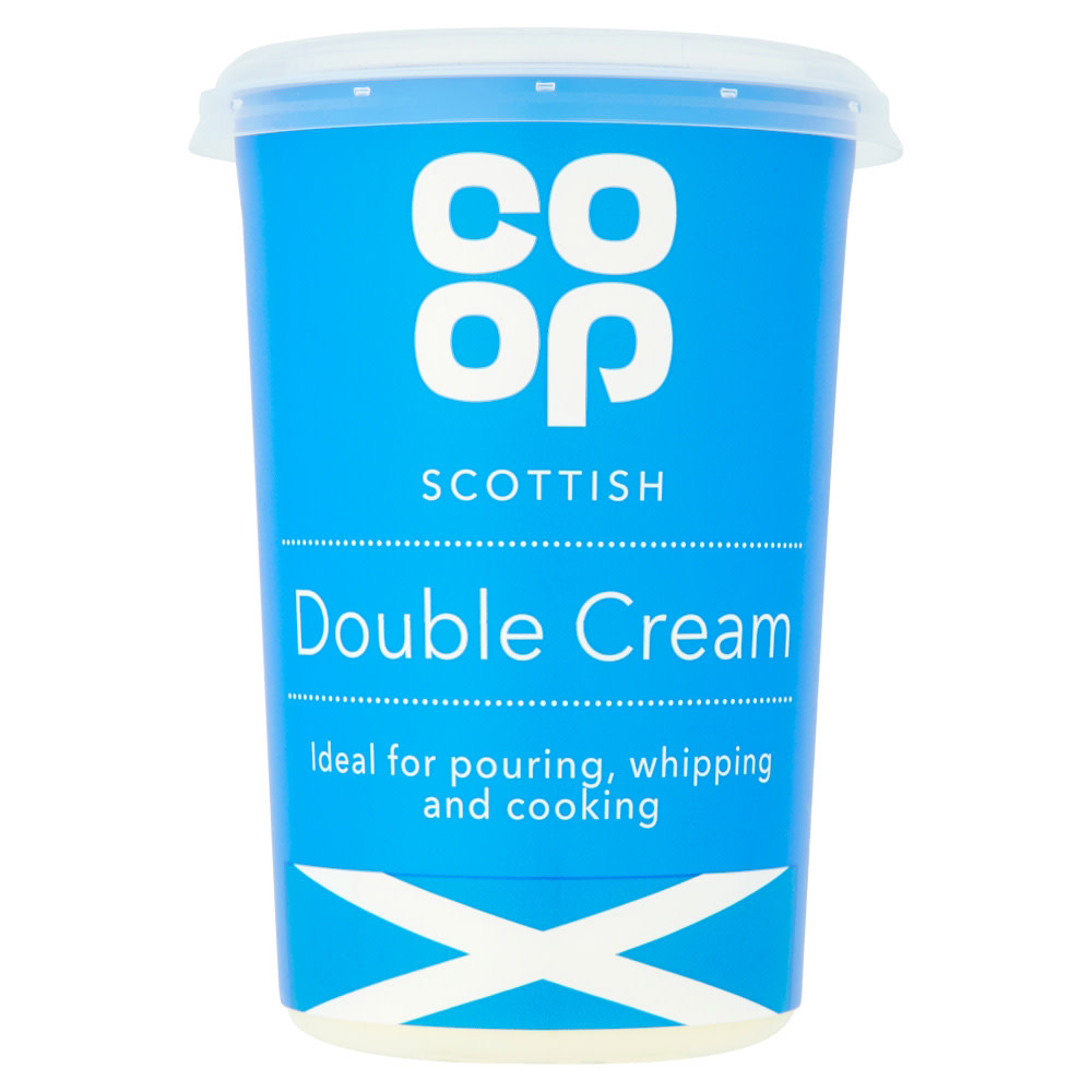 Co-op Scottish Double Cream 600ml
