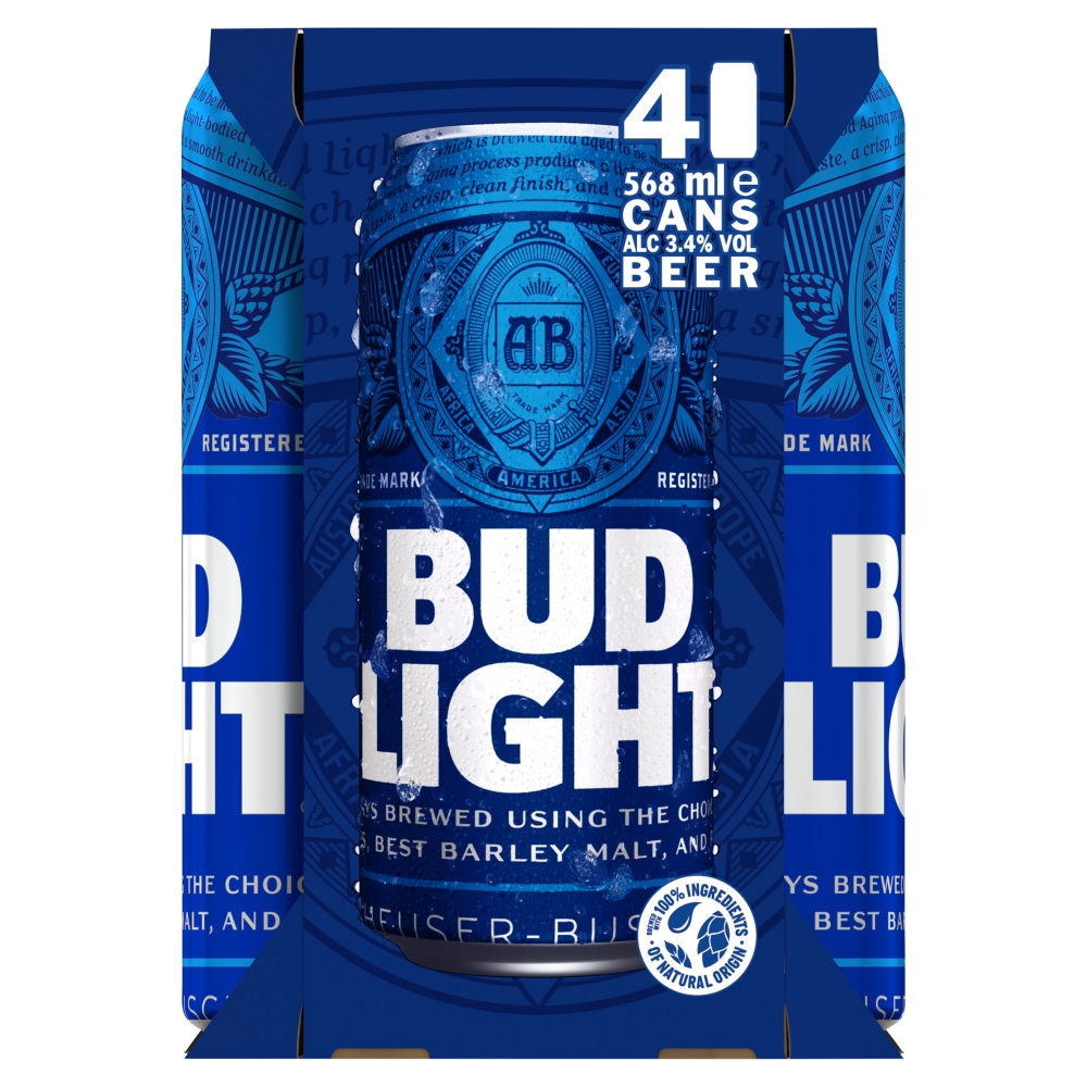 Bud Light Can 4X568ml