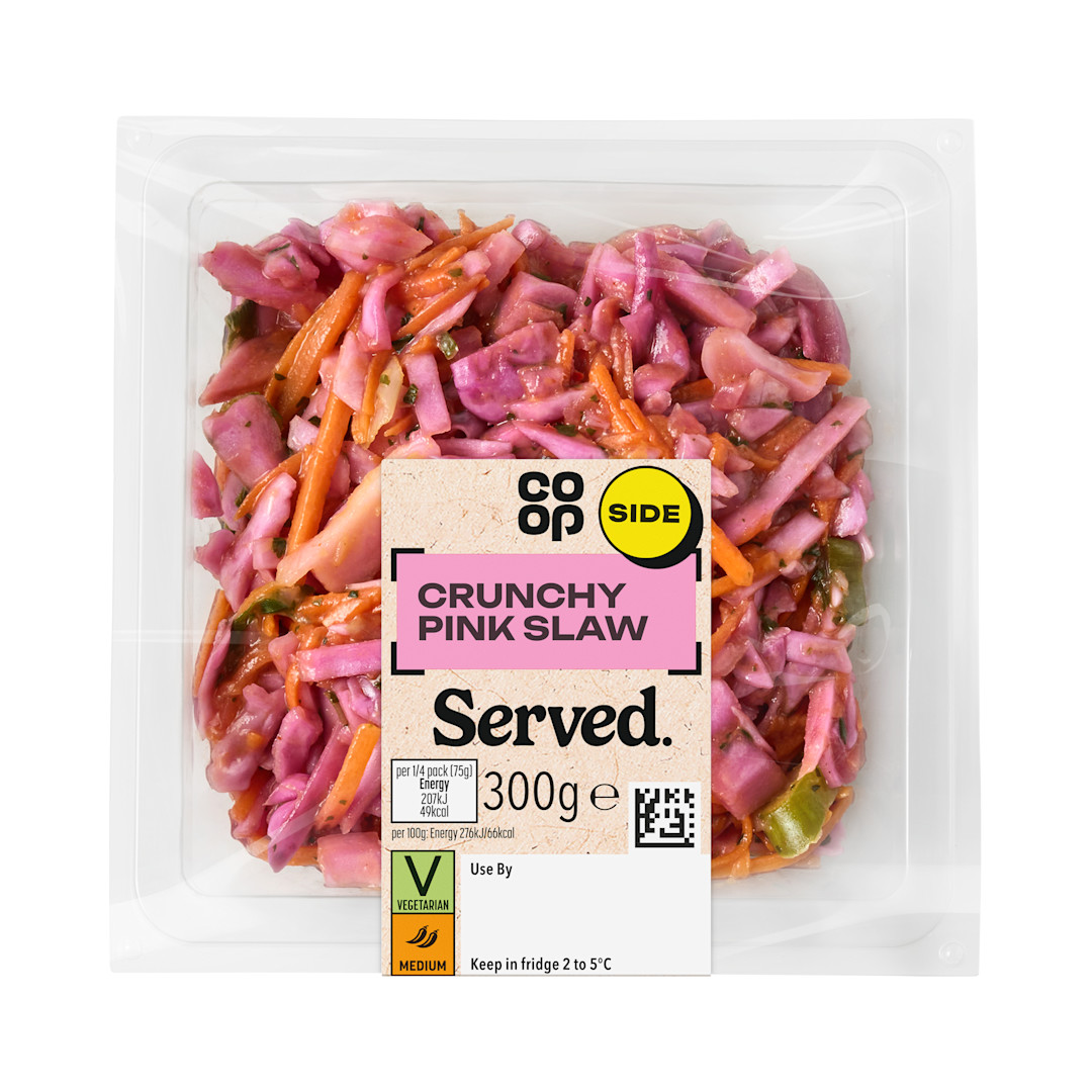 Co-op Crunchy Pink Slaw 300g