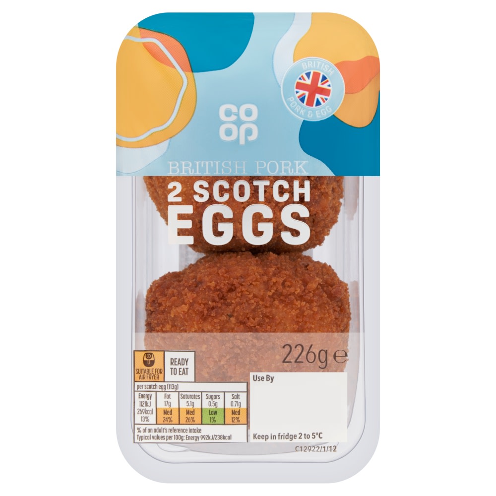 2 Plougman's Scotch Eggs 226g