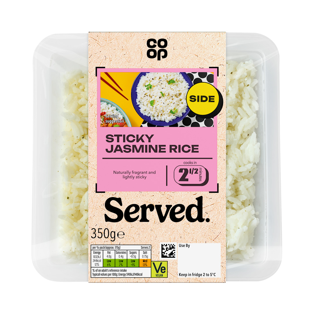 Co-op Sticky Jasmine Rice 350g