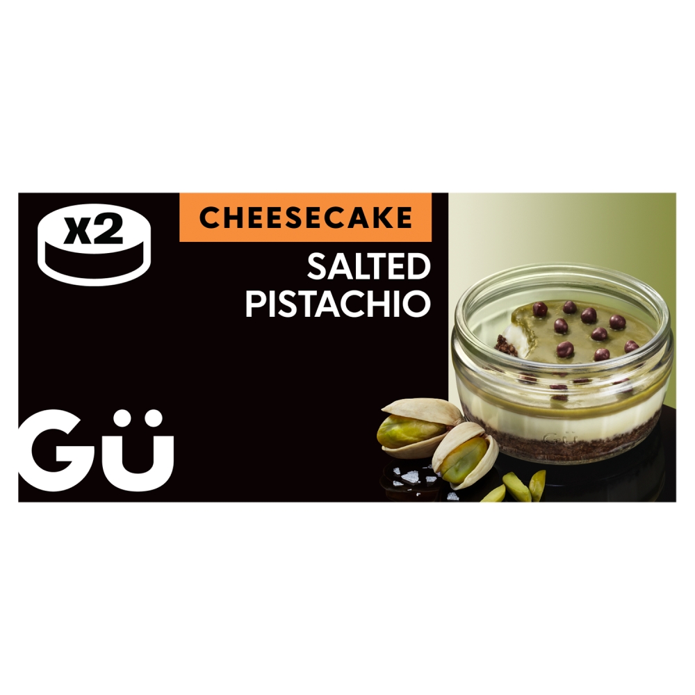 GU Salted Pistachio Cheesecake 2x74.5g