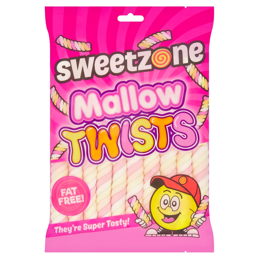 Sweetzone Mallow Twists 160g Bags