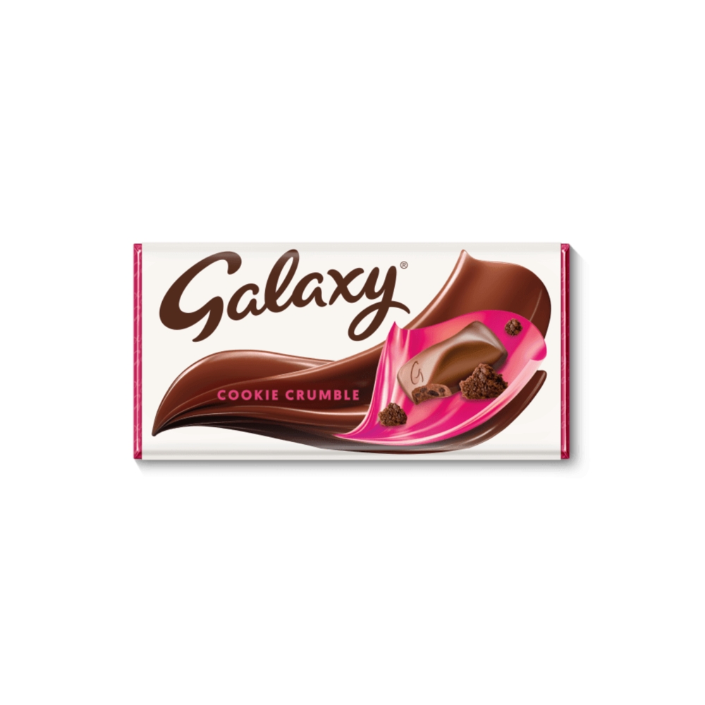  Galaxy Cookie Crumble Milk Chocolate Block Bar 114g