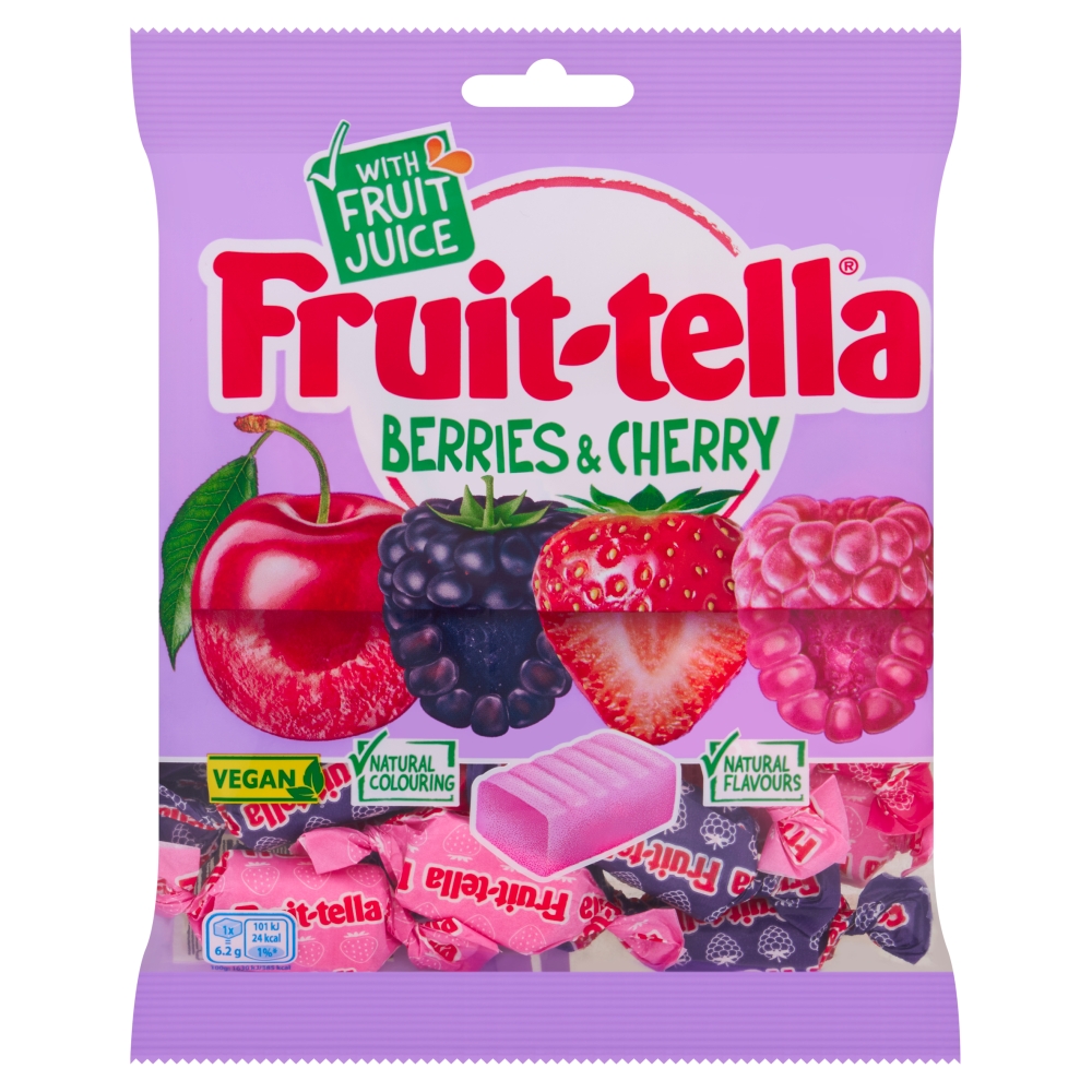 Fruit-tella Berries & Cherry Bag 135g