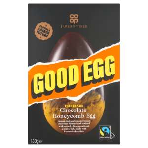 Co-op Irresistible Chocolate Honeycomb Marble Egg 180g