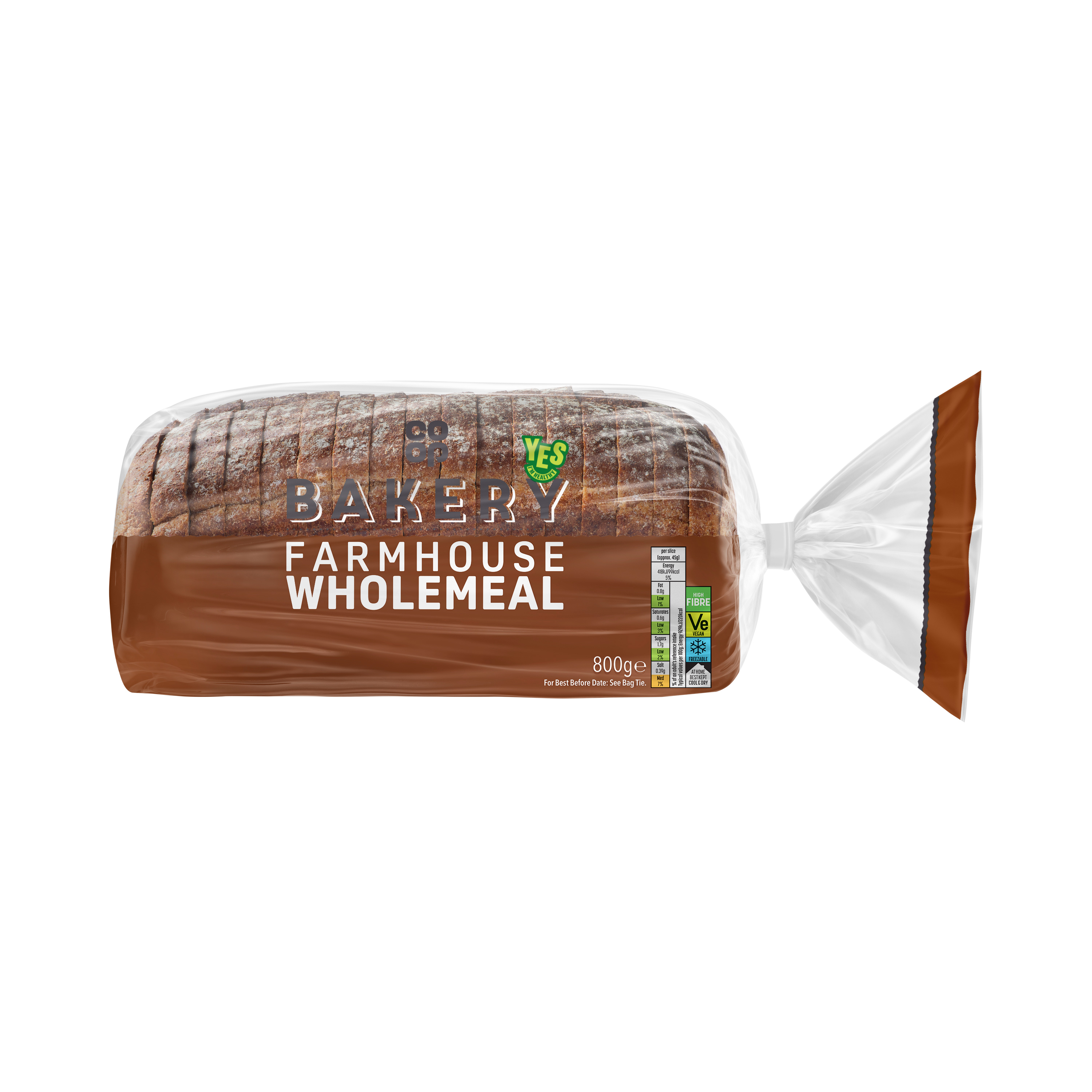 Co-op Wholemeal Farmhouse Loaf 800g