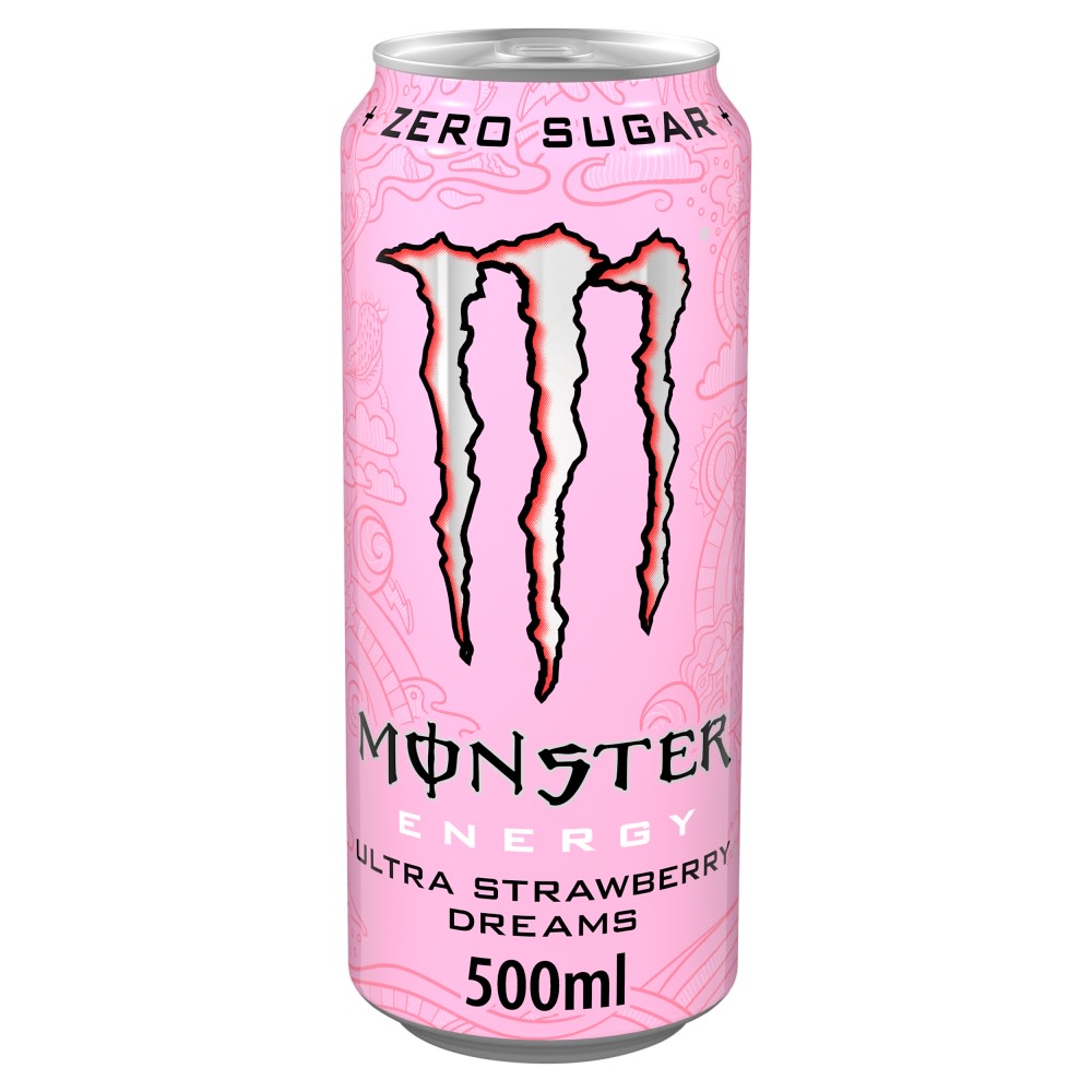 Monster Ultra Strawberry Dreams Energy Drink Can500ml
