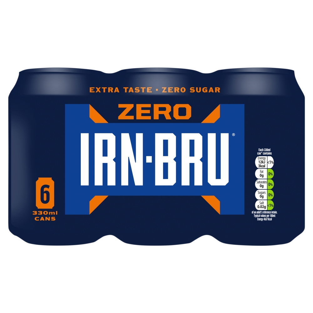 IRN-BRU ZERO 6X330ML    