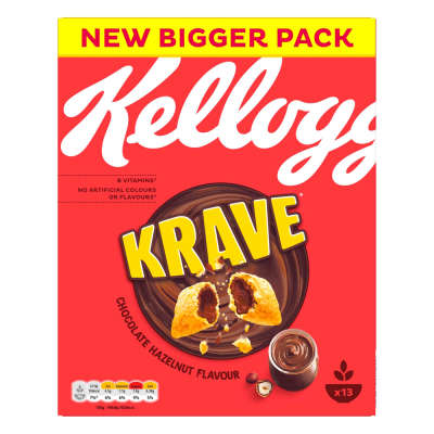 Kelloggs Krave Chocolate Hazelnut 410g