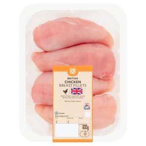 Co-op British Chicken Breast Fillets 600g