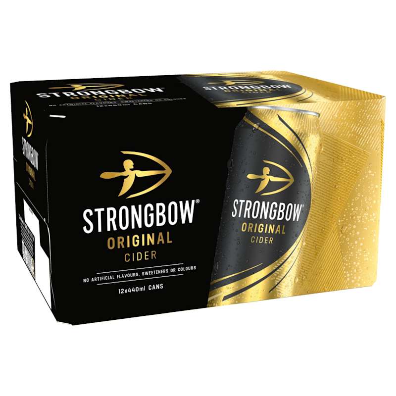 Strongbow Box Strongbow Original Cans 12x440ml - Co-op