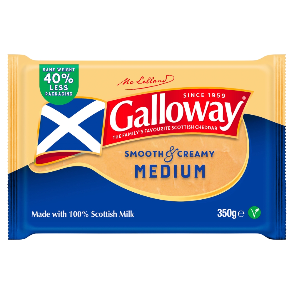 Galloway Medium Cheddar 350g