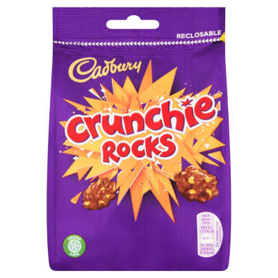 Cadbury Crunchie Rocks Bag 110g