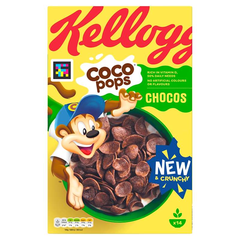Kellogg's Coco Pops Chocos Chocolate Breakfast Cereal 430g - Co-op