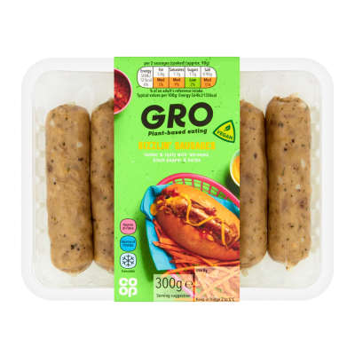 GRO Sizzlin' Sausages 300g
