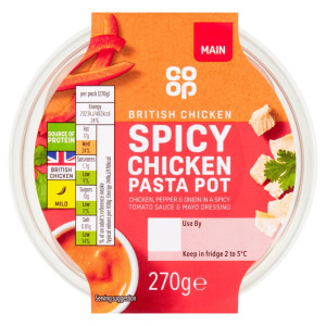 Co-op Spicy Chicken Pasta Pot 270g - Co-op