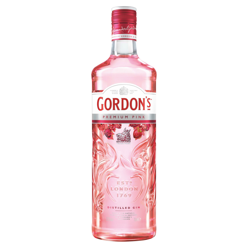 Gordon's Premium Pink Gin Based Flavoured Spirit Drink 35% Vol 70cl