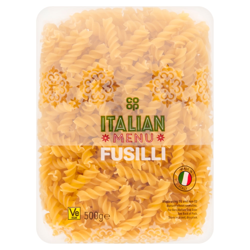Co-op Fusilli Pasta Twists 500g