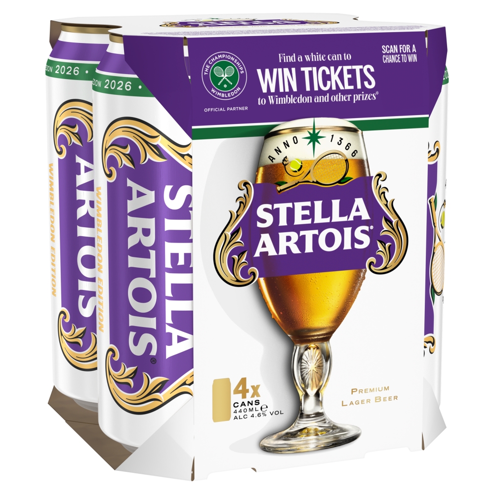 Stella Artois Cans 4x440ml