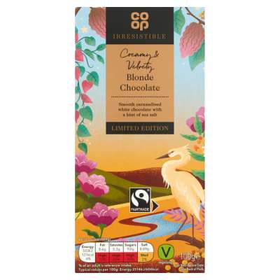 Co-op Irresistible Blonde Chocolate Bar 100g