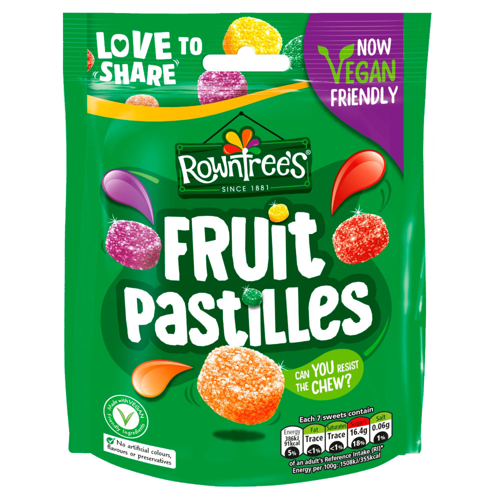 Rowntree's Fruit Pastilles Squidgers Pouch