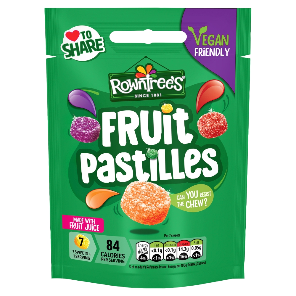 Rowntree’s Fruit Pastilles Pouch 143g